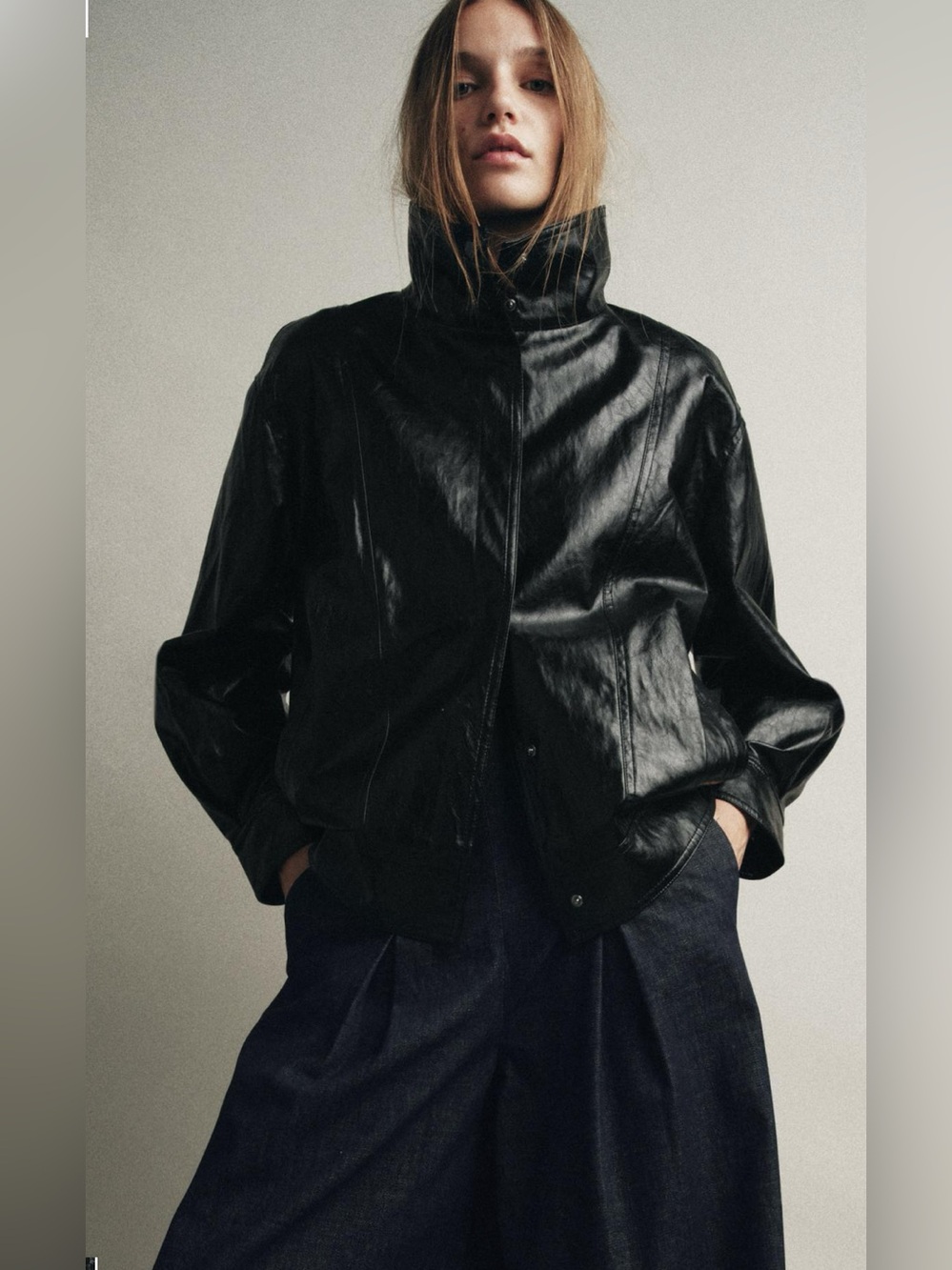 ZARA ZW COLLECTION BOMBER JACKET